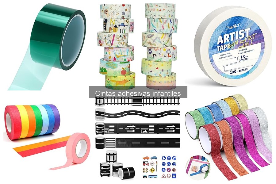 Todo sobre cintas adhesivas infantiles: características y tipos