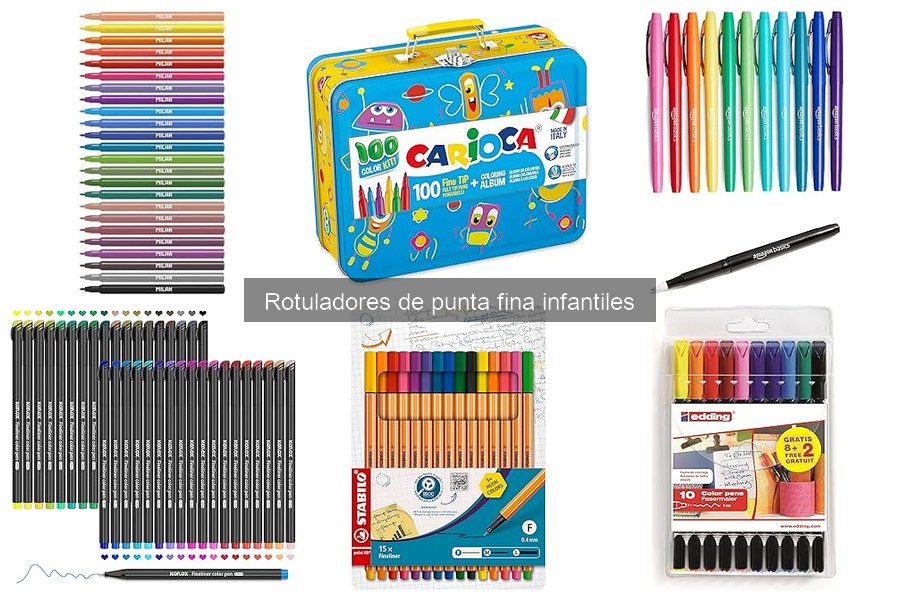 Todo sobre rotuladores de punta fina infantiles
