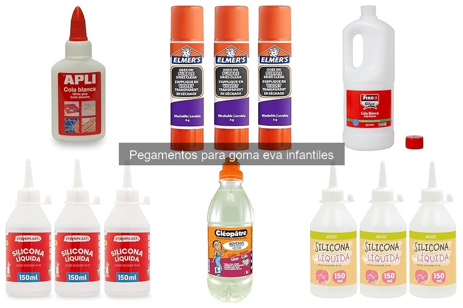 Uso seguro del pegamento para goma eva en manualidades infantiles
