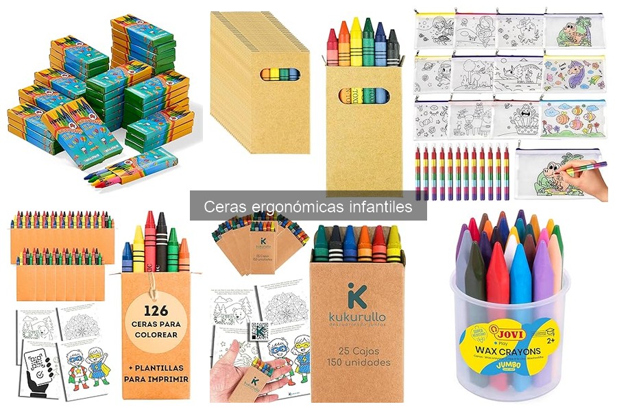 Usos creativos de ceras ergonómicas en manualidades infantiles