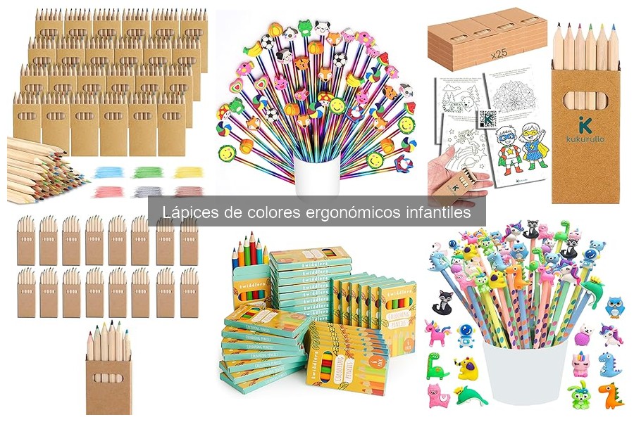 Ventajas de Lápices de Colores Ergonómicos para Niños