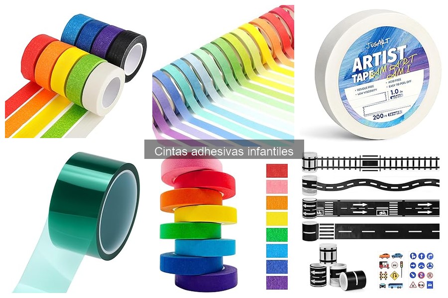 Ventajas de las cintas adhesivas en manualidades infantiles