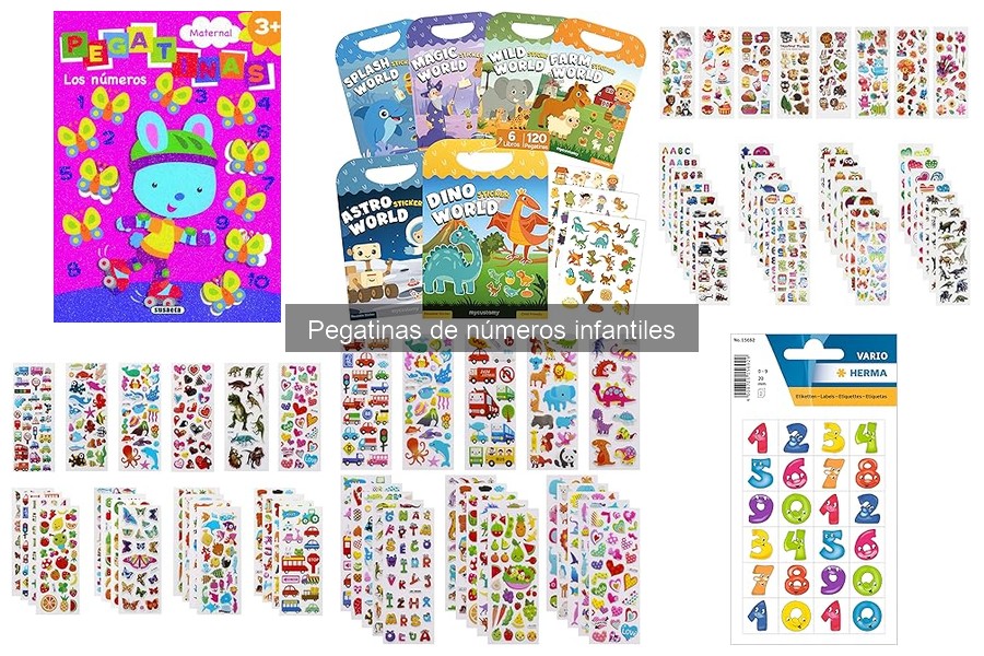 Ventajas de las pegatinas de números infantiles en matemáticas