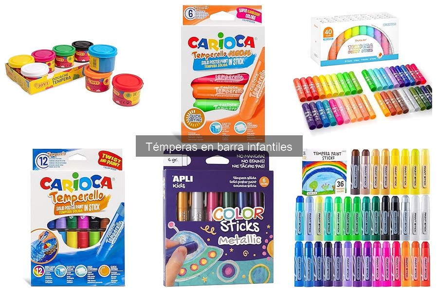 Ventajas de las Témperas en Barra para Manualidades Infantiles