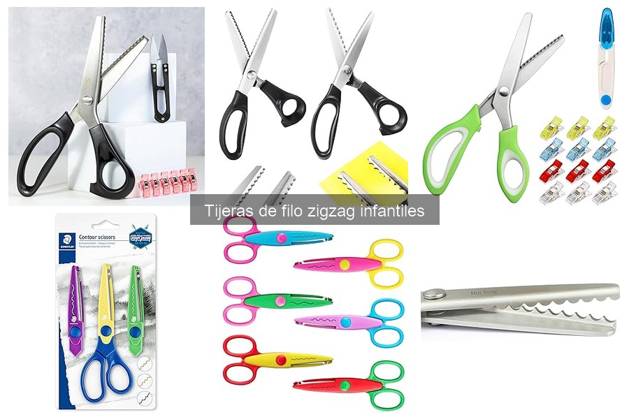Ventajas de las tijeras de filo zigzag para manualidades infantiles