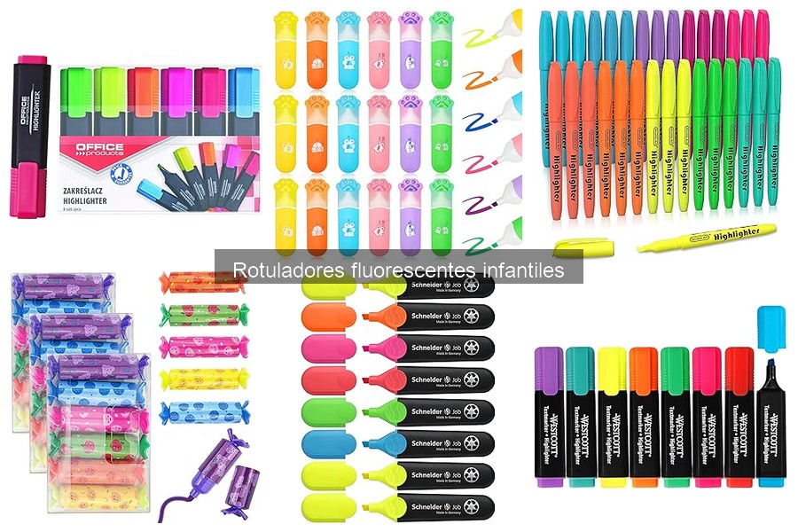 Ventajas de los Rotuladores Fluorescentes para Manualidades Infantiles