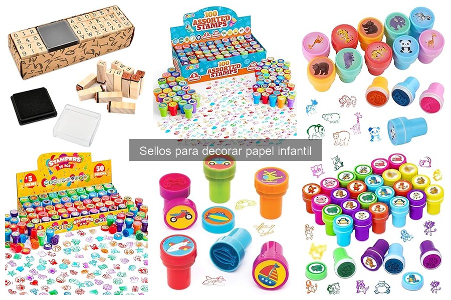Ventajas de los sellos en manualidades infantiles