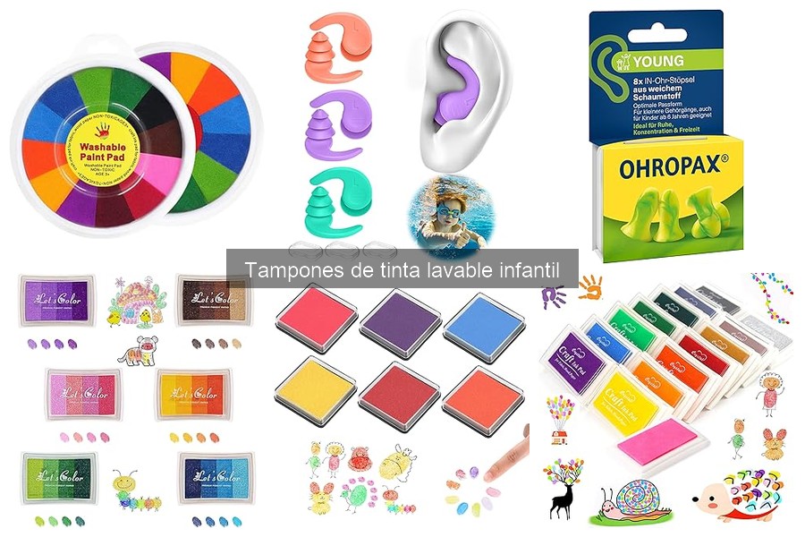 Ventajas de los tampones de tinta lavable para niños