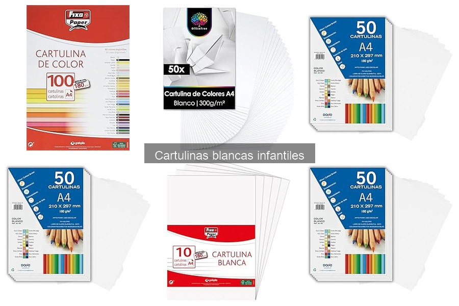 Ventajas de usar cartulinas blancas en manualidades infantiles