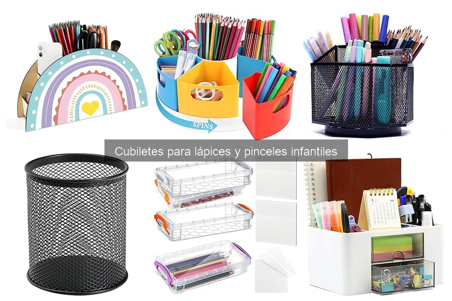 Ventajas de usar cubiletes para lápices y pinceles infantiles