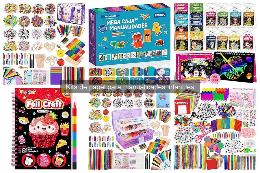 Ventajas de usar kits de papel para manualidades infantiles