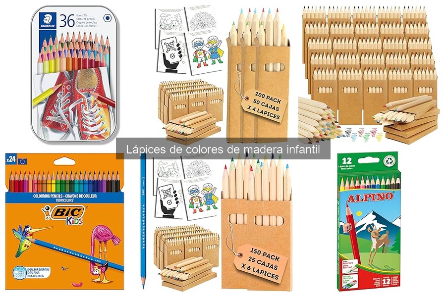 Ventajas de usar lápices de colores de madera para niños
