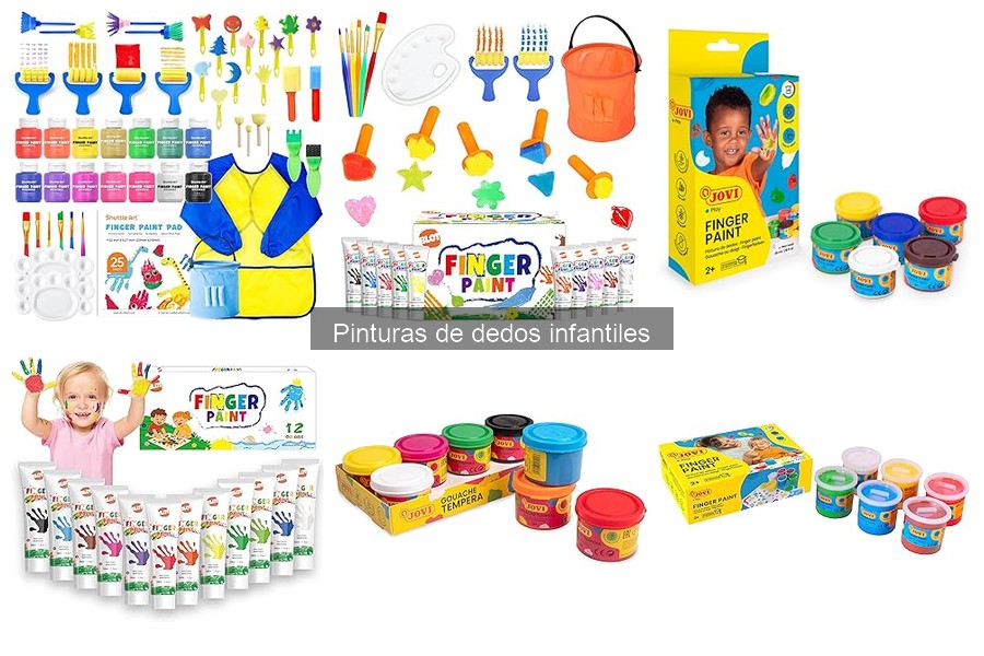 Ventajas de usar pinturas de dedos en la educación infantil