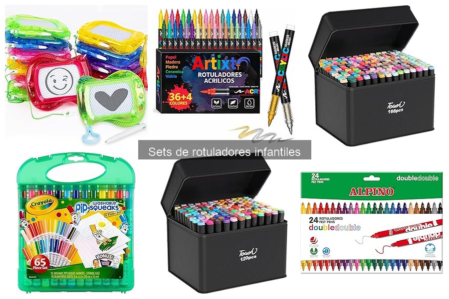 Ventajas de usar rotuladores en manualidades infantiles