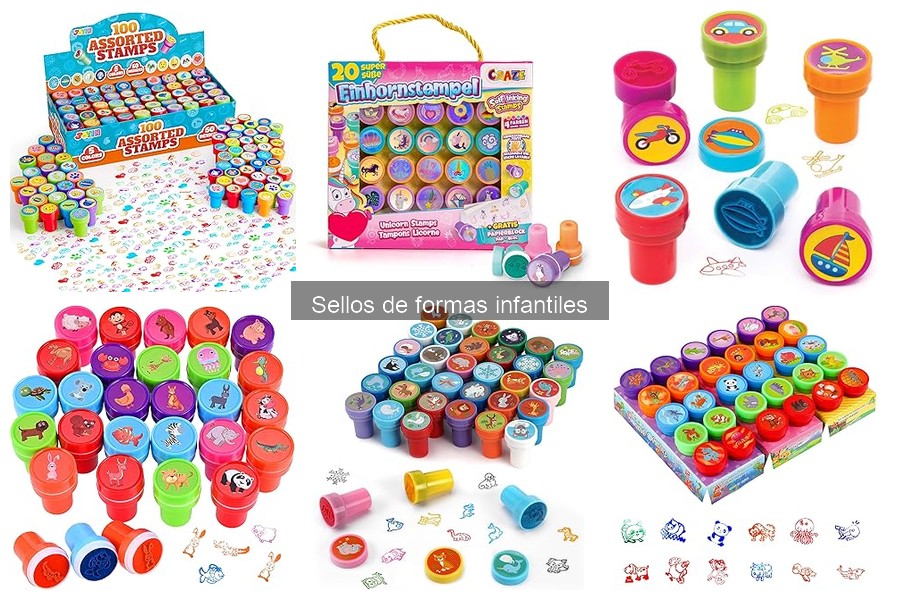 Ventajas de usar sellos de formas infantiles en manualidades