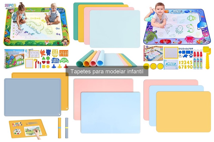 Ventajas de usar tapetes para modelar infantil en manualidades
