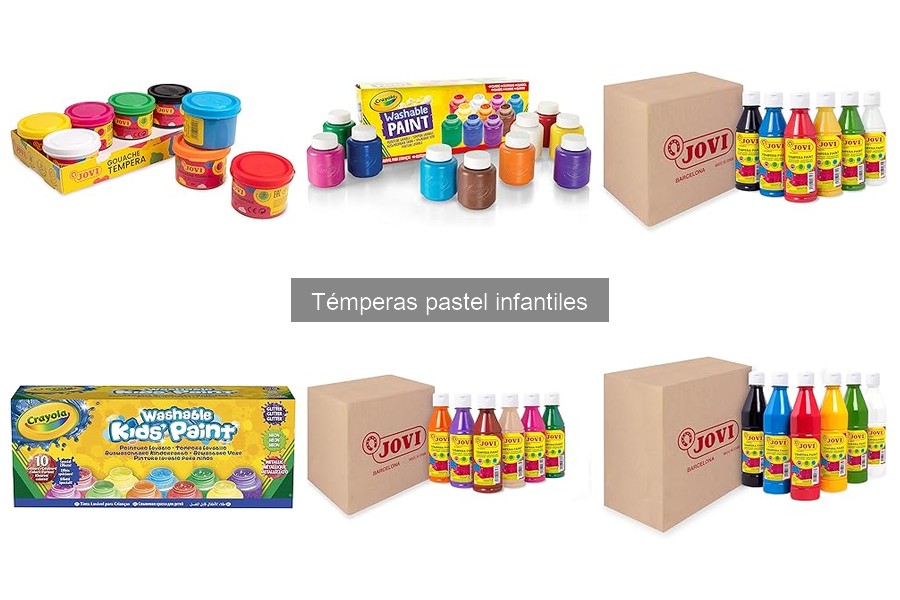 Ventajas de usar témperas pastel infantiles en manualidades
