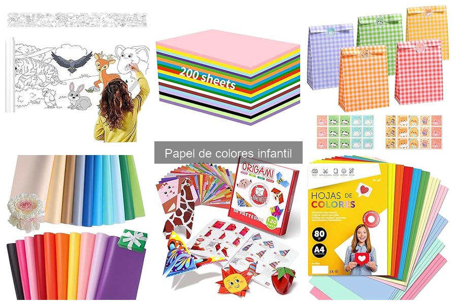 Ventajas del papel de colores en manualidades infantiles