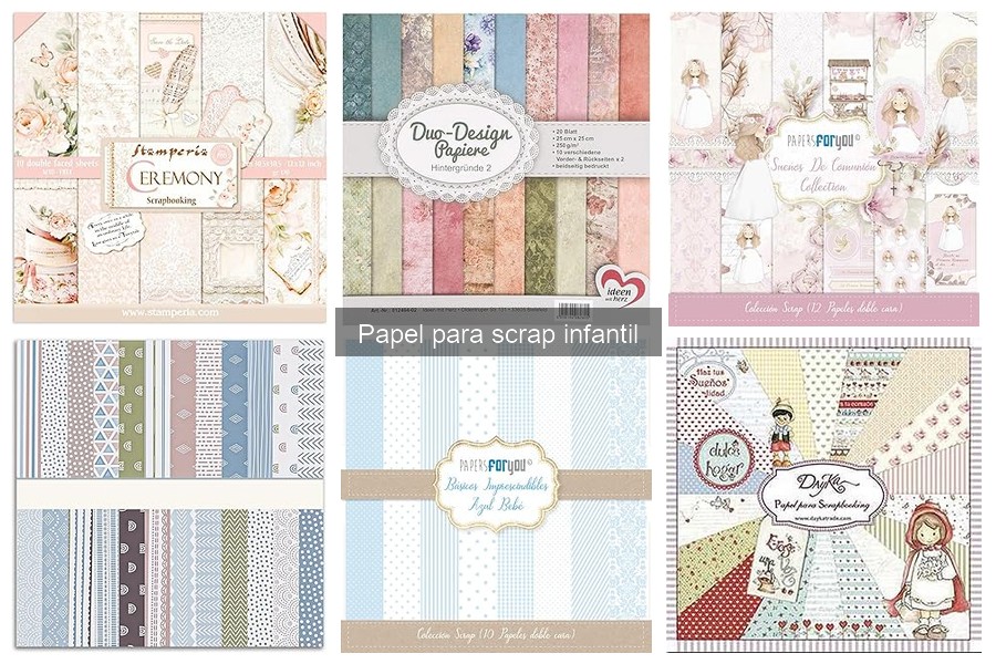 Ventajas del papel para scrap infantil en manualidades