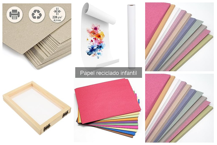 Ventajas del papel reciclado para actividades infantiles
