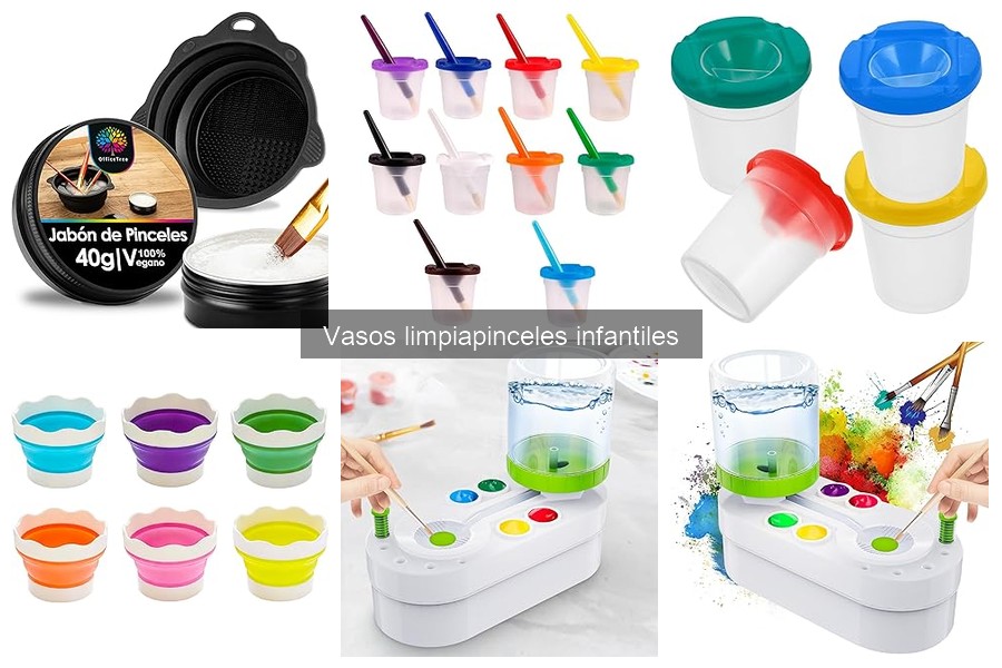 Ventajas del vaso limpiapinceles infantil para tus manualidades
