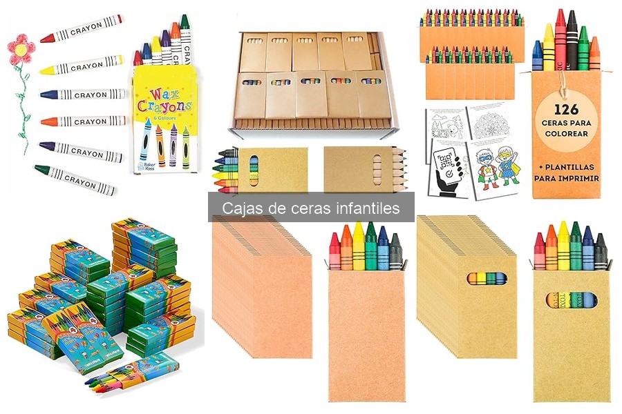 Ventajas y desventajas de las cajas de ceras infantiles