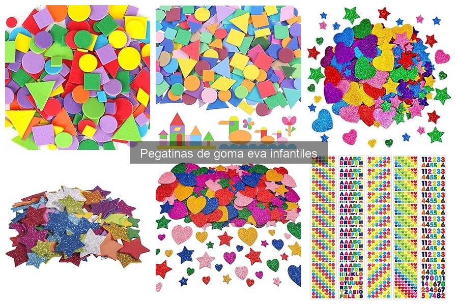 Ventajas y desventajas de las pegatinas de goma eva infantiles