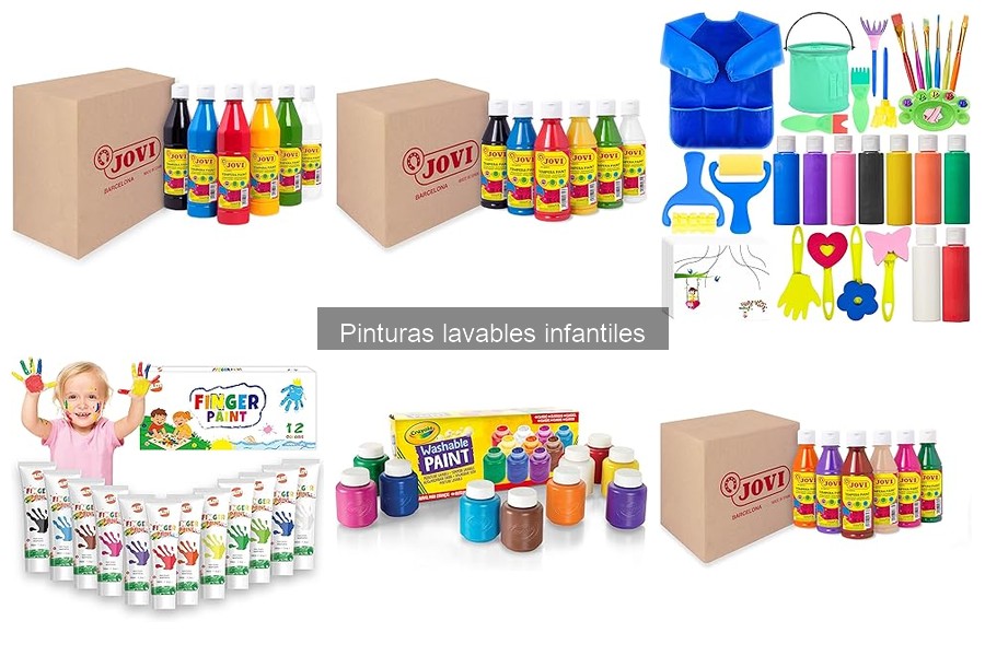 Ventajas y desventajas de las pinturas lavables infantiles
