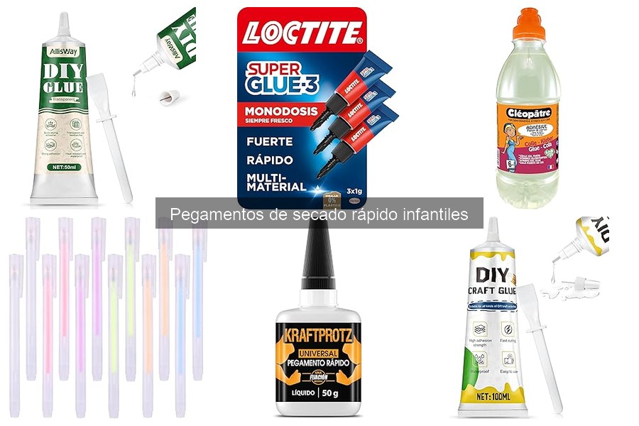 Ventajas y desventajas de los pegamentos de secado rápido infantiles