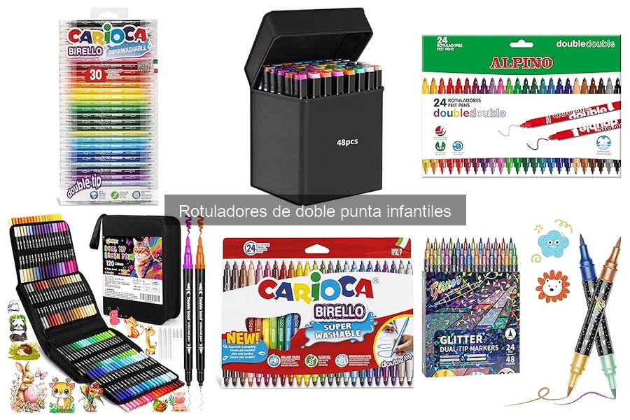 Ventajas y Desventajas de los Rotuladores de Doble Punta Infantiles