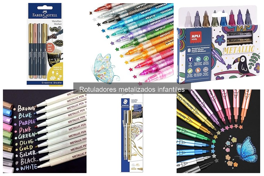 Ventajas y desventajas de los rotuladores metalizados infantiles
