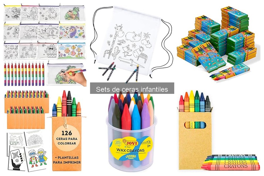 Ventajas y desventajas de los sets de ceras infantiles