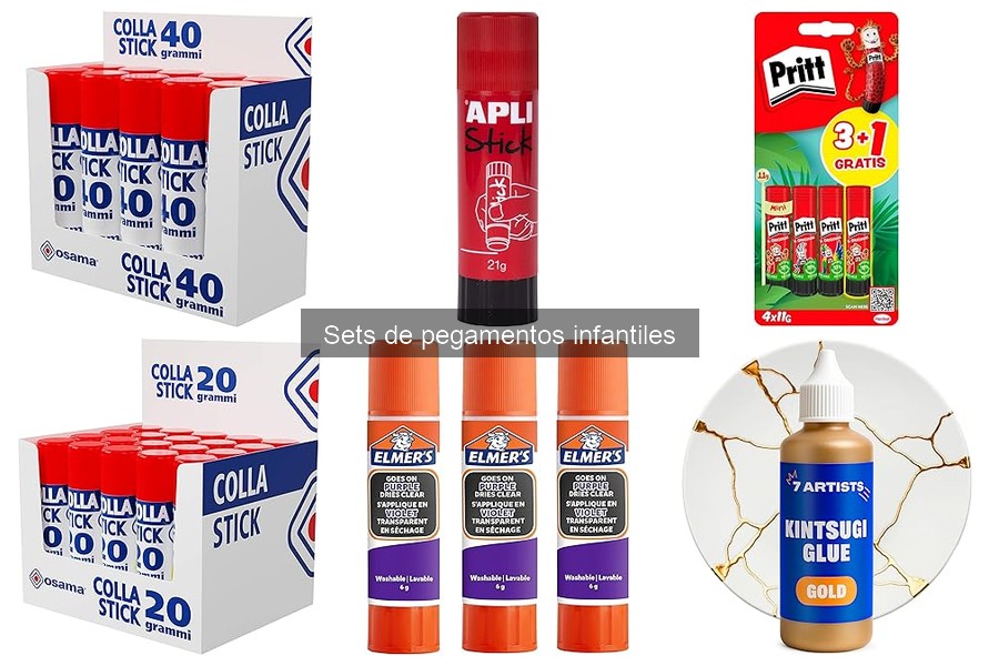 Ventajas y desventajas de los sets de pegamentos infantiles