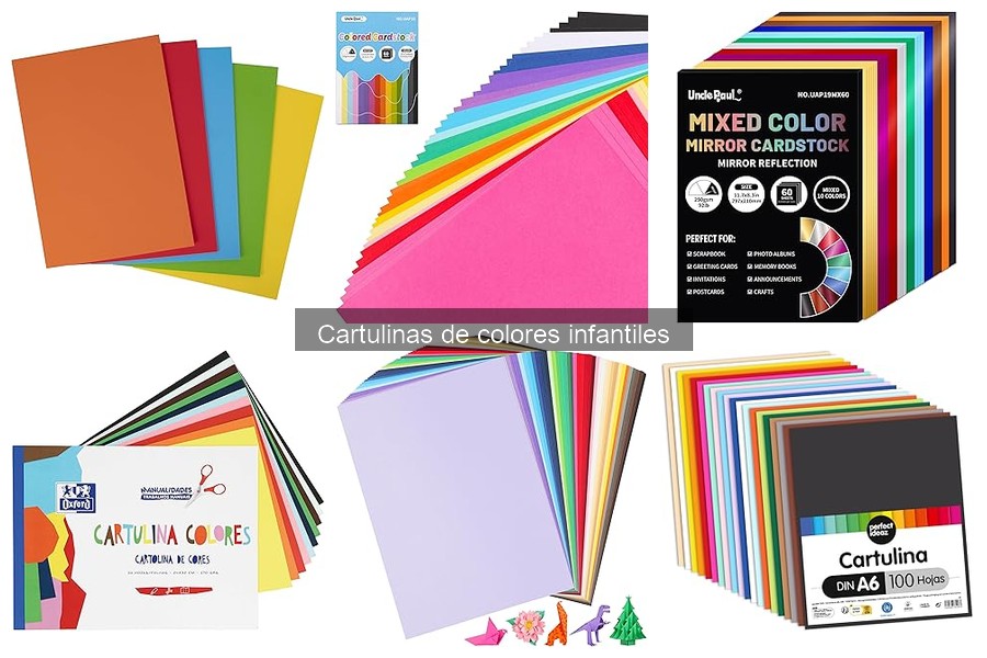 Ventajas y desventajas de usar cartulinas de colores en manualidades