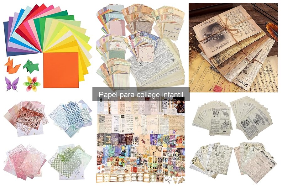Ventajas y desventajas del papel reciclado para collage infantil